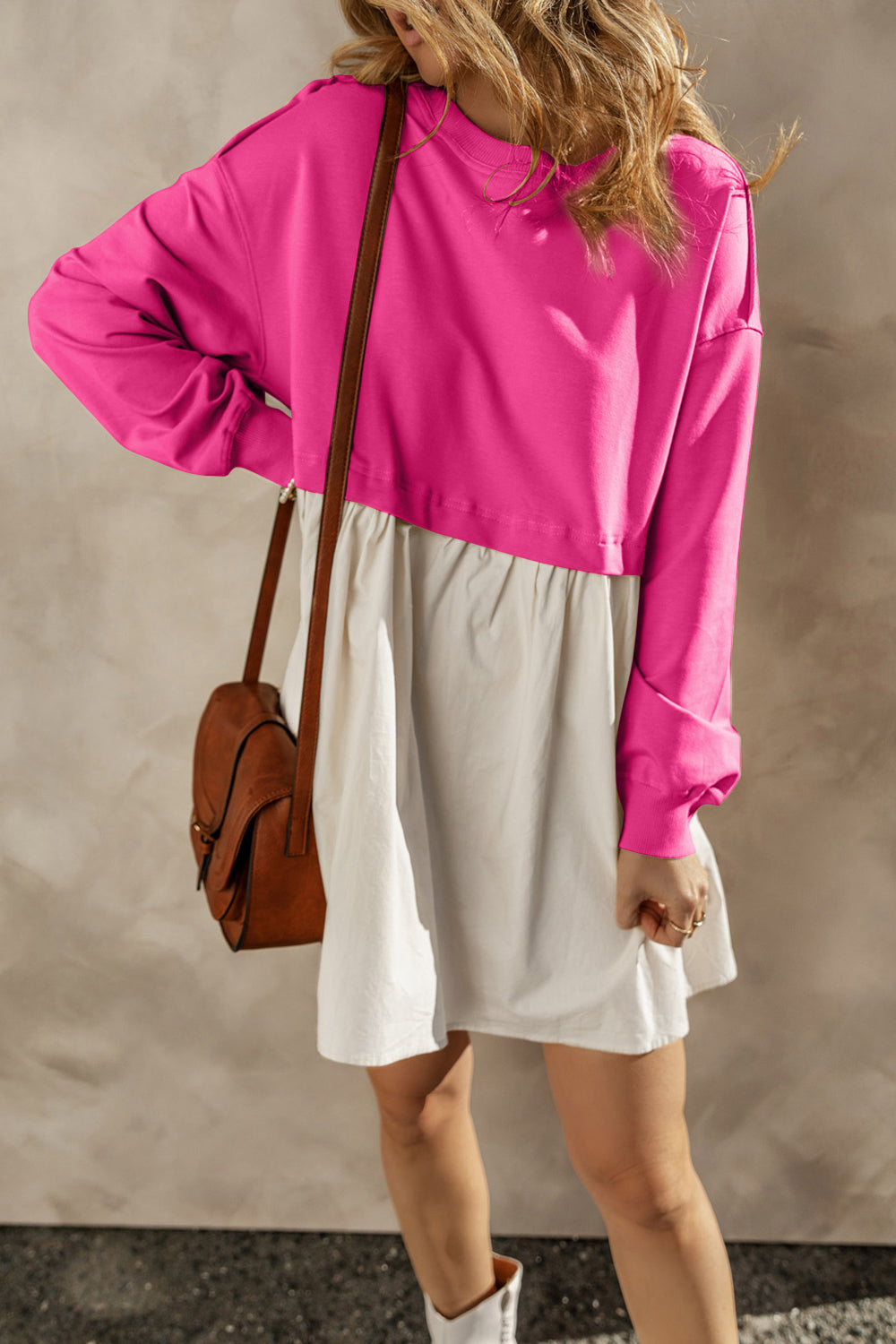 Julie Long Sleeve Mini Dress