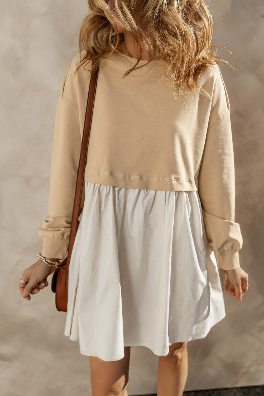 Julie Long Sleeve Mini Dress