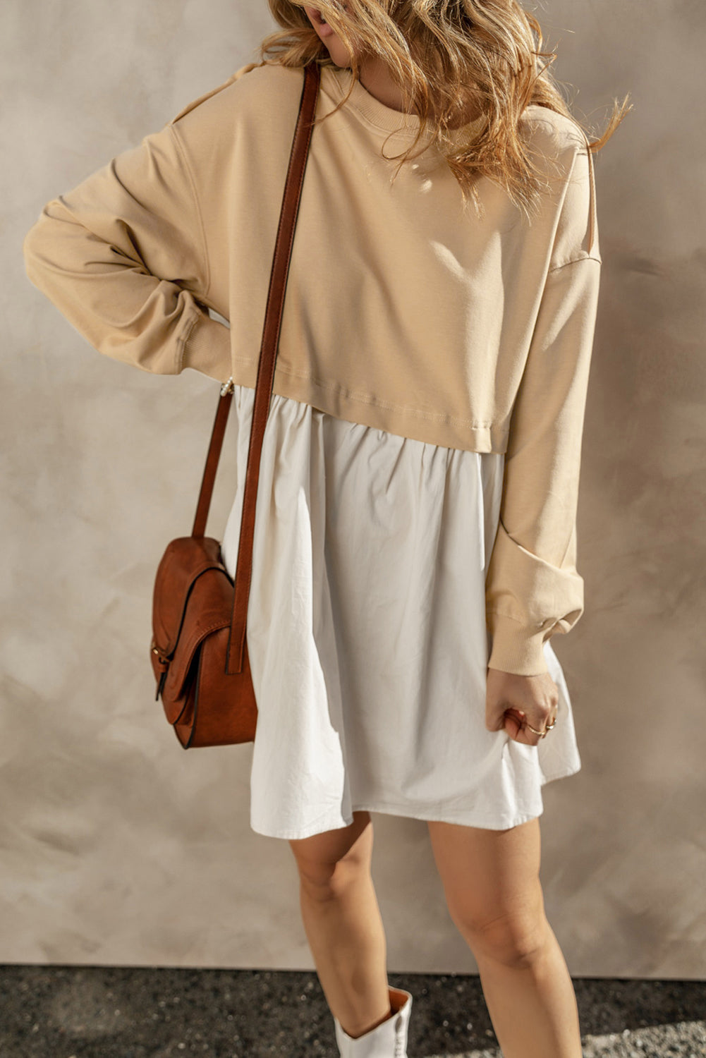 Julie Long Sleeve Mini Dress